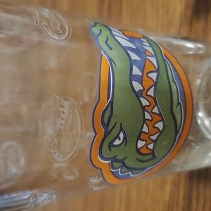 FLORIDA GATORS 16 oz Satin Etched Logo Pint Glass w/Lg Logo-NCAA-EC